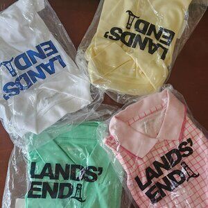 Kid's Land's End supima shirts bundle of 4.